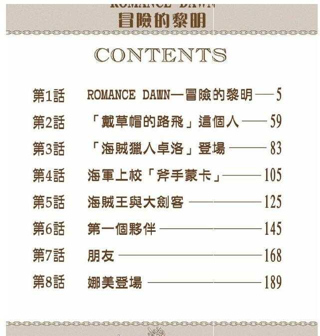 海贼王漫画全86卷 全彩色珍藏版 中文版PDF
