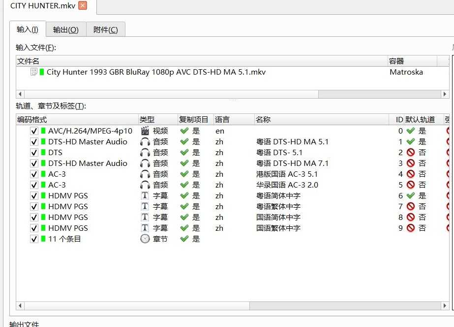 尤里卡32Mb/s修复《城市猎人》1080p原盘REMUX【国粤双语】【27.5GB】