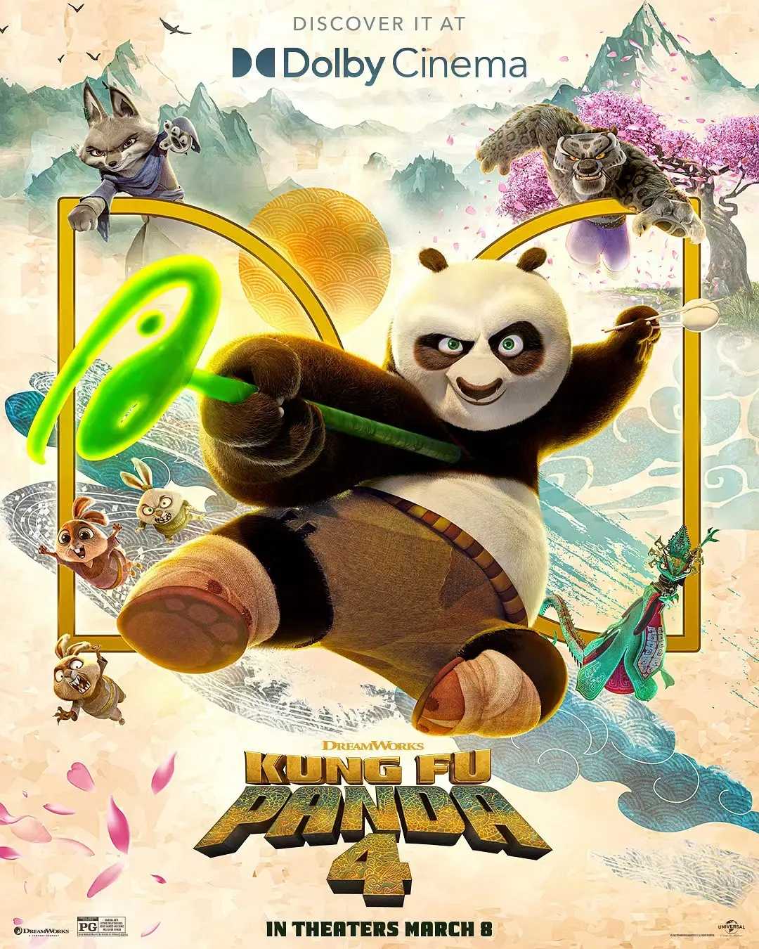 《Kung Fu Panda 4》（功夫熊猫4）Ⅳ 4K HDR DV 外挂字幕